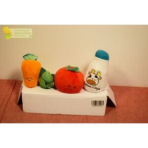 Melissa & Doug Market Basket Vegetable Garden Fresh Plush